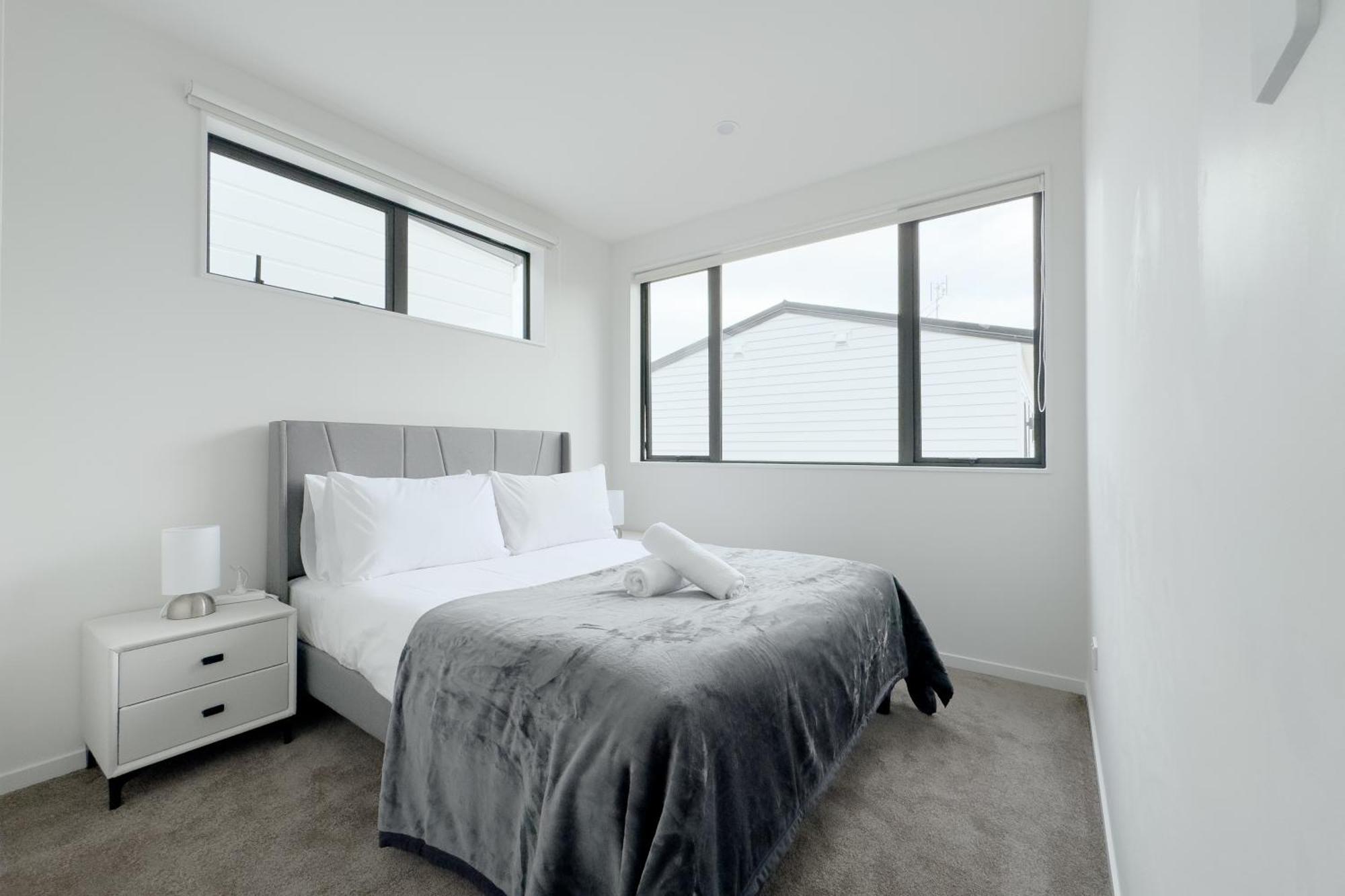 Modern 3-Bds Townhouse In South Auckland Villa Bagian luar foto