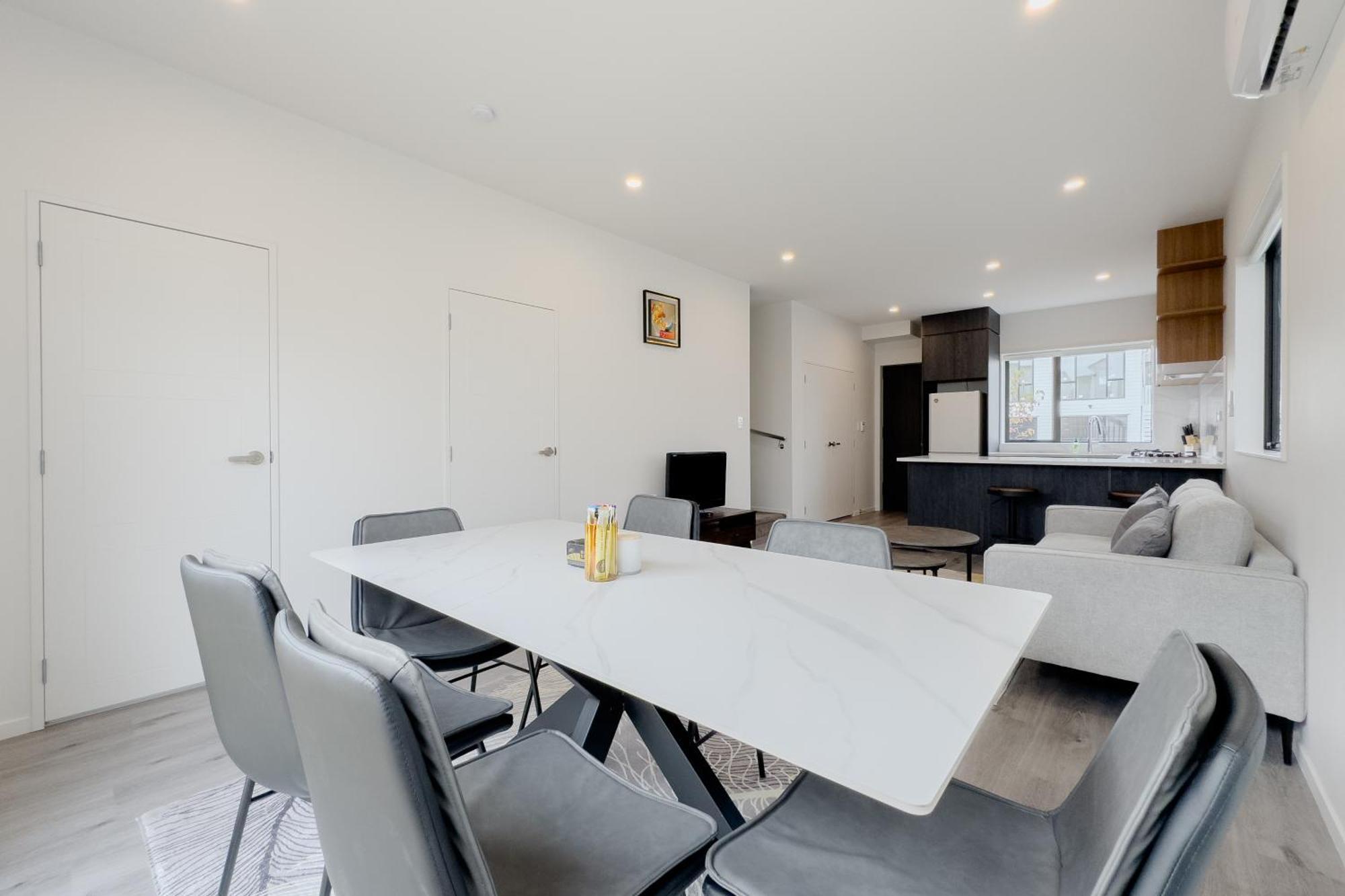 Modern 3-Bds Townhouse In South Auckland Villa Bagian luar foto