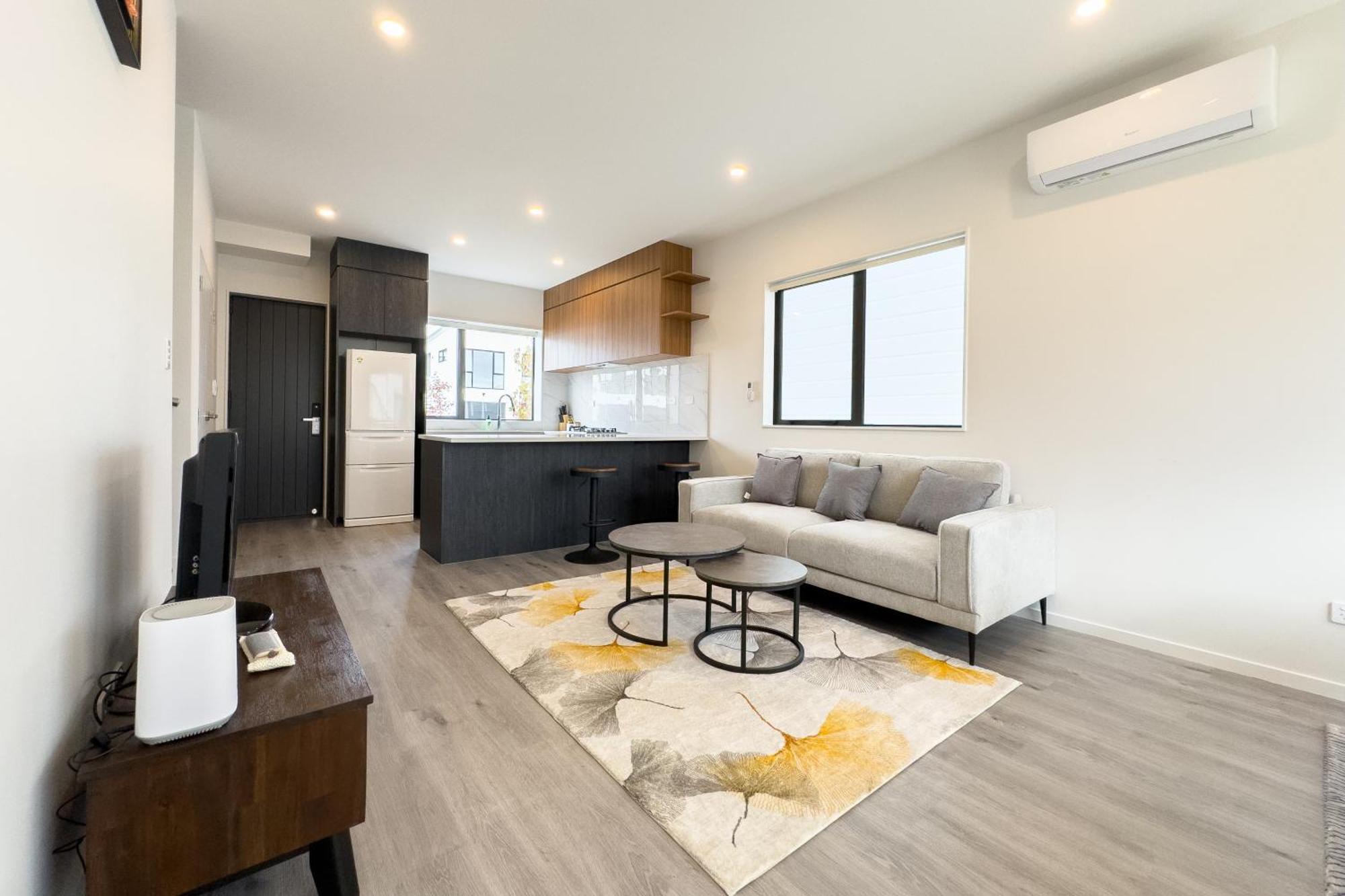 Modern 3-Bds Townhouse In South Auckland Villa Bagian luar foto